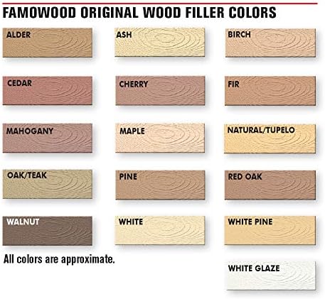 Famowood 36021126 מילוי עץ מקורי - חצי ליטר, טבעי/טופלו 23 אונקיה