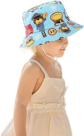 כובע מתכוונן קריקטורה קריקטורה דלי קיץ כובעי חוף רצועה כובע סנטר אביב שמש חמוד שמש חיצה ילדים חמוד