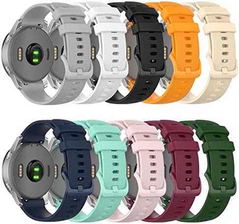 רצועת שורש כף היד של צמיד 20 ממ עבור Ticwatch E עבור Garmin Venu עבור Forerunner 645 Silicone Smartwatch