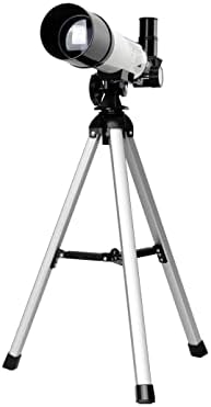 ערכת טלסקופ רפרקטור קולמן 360 על 50 עם תיק נשיאה כבד, ג36050-לבן אלגנטי