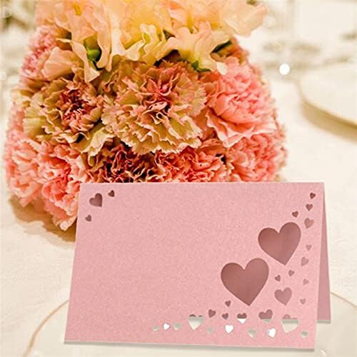 חבילה תודה לך כרטיס חלול אהבת לב שולחן שם מקום כרטיסי לייזר לחתוך הגדרת שם הודעה כרטיס מושב חתונה מסיבת יום