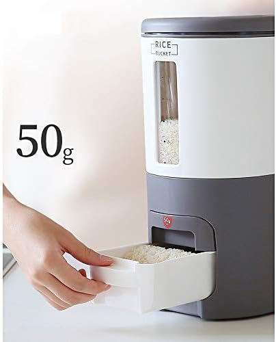 6 קילוגרם אורז מתקן אורז אחסון מיכל מדידת אורז צילינדר לחות הוכחת חרקים הוכחה אטום אורז חבית