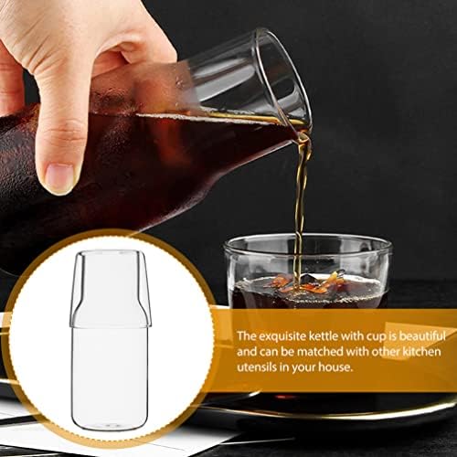 Zerodeko Kettle מים קנקן זכוכית כד זכוכית שקוף קנקן מים בקבוק מים כוס שתייה כוס אחסון חלב יפני כד קפה