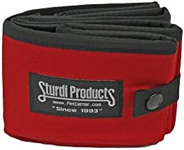 מוצרי Sturdi Sturdibox קופסה צמודים למים מתקפלים לחיות מחמד, 1 גל, אדום