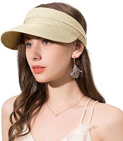 מגני שמש סומלר יותר לנשים מתקפלים על חוף ים כובע שמש מגן כובע השמש הקיץ