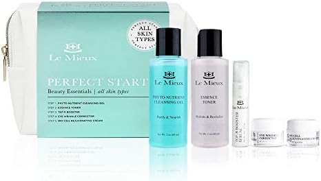 Le Mieux Start Start Start Essentials SET לעור רגיל-סט פנים 5 חלקים-ג'ל ניקוי פיטו-תזונתי, טונר