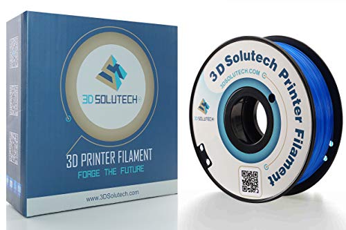 Solutech 3D ראה דרך מדפסת תלת מימד כחולה PLA נימה 1.75 ממ נימה 2.2 קג 1.0 קג - 3DSPLA175STBLU