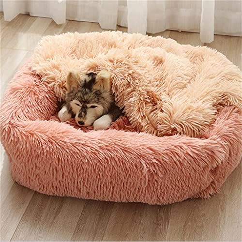 ZLXDP סופר רך חורף מחצלות שינה חמות מיטות כלבים ארוכות קטיפה מיטות חיות מחמד חתולים לחיות מחמד קטנות