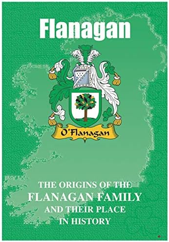 I Luv Ltd Flanagan Irish Name History חוברת המכסה את מקור השם המפורסם הזה