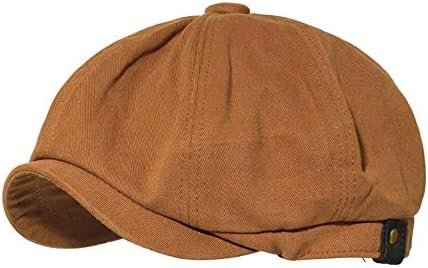 Clakllie Newsboy Cap Baker Boy Hat Caps Flet 8 PANEL PANEL PEARY HERRING BETBONE GATSBY כובע קיסוס