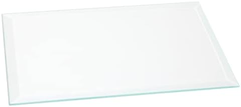 מלבן פלימור זכוכית משופעת שקופה 3 מ מ, 4 אינץ ' על 6 אינץ