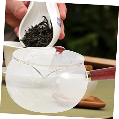 חריץ 3 יחידות קומקום תה יפני תה קומקום זכוכית תה קומקום זכוכית קנק