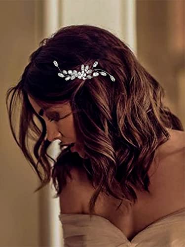 קסדרה קריסטל הכלה חתונת שיער מסרק כלה צד מסרק שיער חתיכה חתונה שיער אביזרי עבור נשים ובנות
