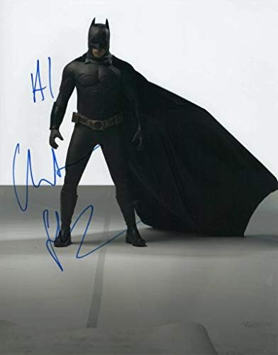 כריסטיאן בייל חתם על חתימה 11 על 14 תמונה אני-ברוס וויין באטמן, באטמן מתחיל , האביר האפל עולה, סגן, הלוחם, ההמולה