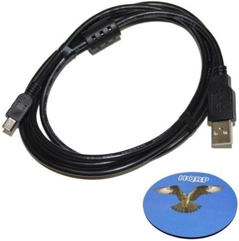 HQRP ארוך 6ft USB עד מיני כבל USB עבור RAND McNally TND 720 LM / 730 LM / 710/700 GPS בתוספת רכבת HQRP
