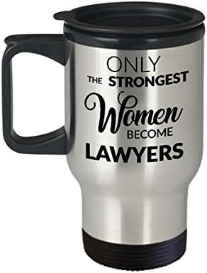 ספל עורך דין הוליוודי וחוטים - מתנות לעורך דין - רק הנשים החזקות ביותר הופכות לעורכי דין ספל