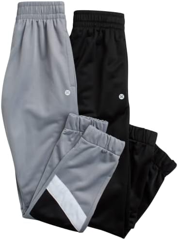 מכנסי הזיעה של RBX Boy - 2 חבילות מכנסיים פעילים של Tricot Jogger מכנסיים