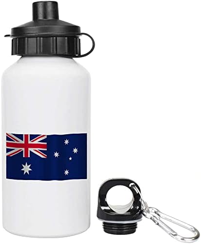 AZEEDA 400ML 'מנופף דגל אוסטרלי' ילדים לשימוש חוזר בקבוק מים/שתייה