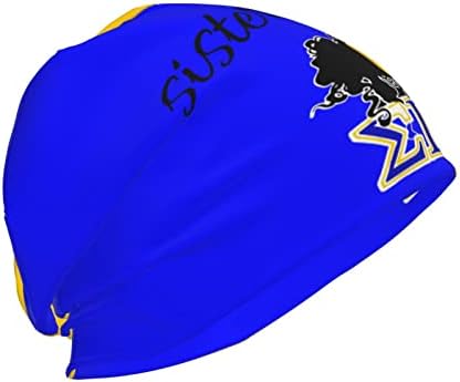 Sigma Gamma Rho כובע סרוג למבוגרים, כפה מזדמנת - כובע סרוג גדול מדי - כובע סרוג עבה וחם למזג אוויר קר
