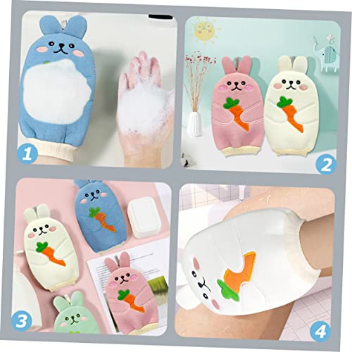 צעצועים 2 יחידים מצוירים מגבת אמבטיה קריקטורה ספוג תינוקות ניקוי קרצוף ילדים מגבת שיער קרצוף קוריאני