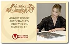 מרגוט רובי חתימה אן במבי הארלי קווין 13 × 19 אמנות ארט ג'יקלה דפוס מטאלי.