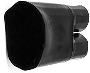 AEXIT 98 ממ/38 ממ 2 אביזרי צינור דרך חום התכווצות אתחול שחור למחברים צינורות מיקרובור 150-240 ממ 2