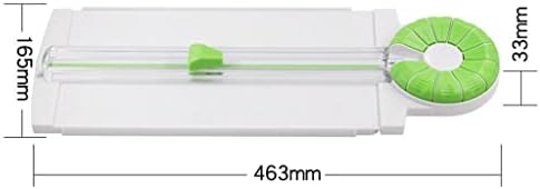 SLSFJLKJ רב-פונקציונלי חותך נייר קמטים מכונת חותך 360 מעלות ראש חותך 12 סוגים של קצוות
