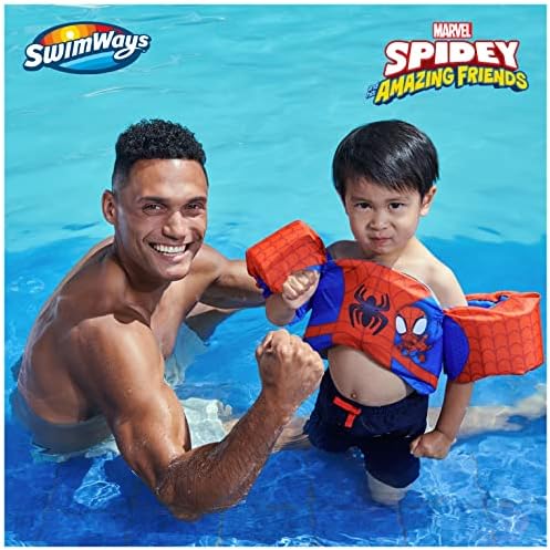 מאמן שחייה מארוול ספיידי, משמר החופים האמריקאי אושר אפוד הצלה לילדים לשחות אפוד, זרוע צף & מעילים הצלה