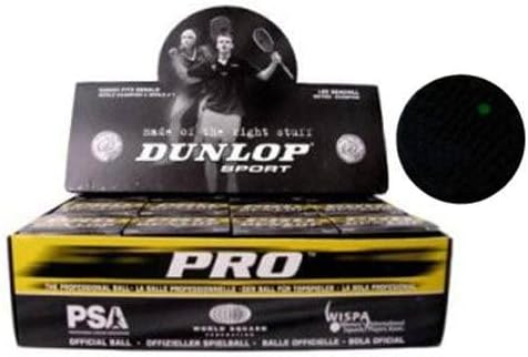 Dunlop Sports Pro XX כדורי דלעת בגובה גבוה, נקודה ירוקה יחידה, קופסה של 12