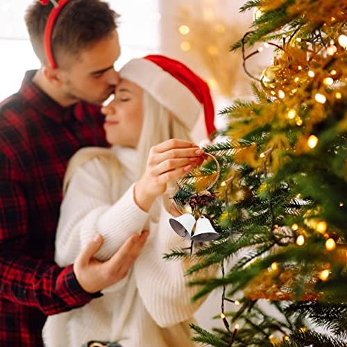 תליון קישוט לחג המולד תליון עץ חג המולד תליון תליון חג חג מולד עבודת גרלנד עם קשרים