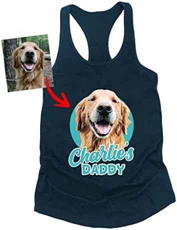 פאוורטס שרטט גופיית כלבים בהתאמה אישית - חולצות כלבים לגברים ונשים מותאמים אישית לכלב אבא ללא שרוולים