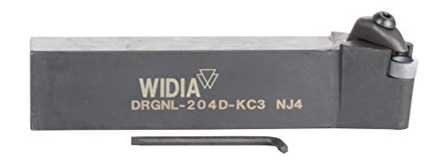 WIDIA DRGNL204DKC3 DRGN DRGN DRAMPLING מחזיק תוספות שליליות, זווית של 180 מעלות, פלדה, 1.25 אינץ 'מרובע, משמאל,