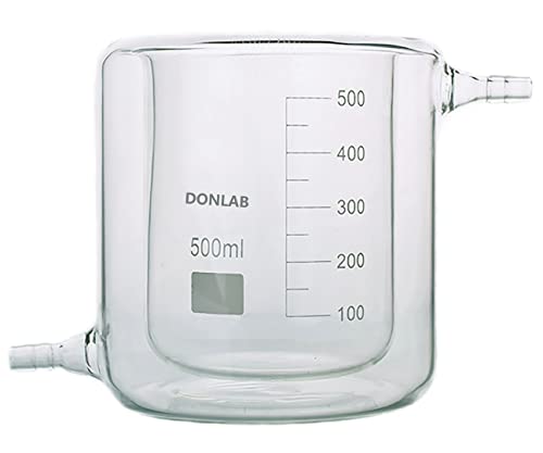 דונלאב-0250 זכוכית 250 מ ל בוגר שטוח-תחתון נמוך טופס מעיל כוס שכבה כפולה מעבדה תגובה כוס