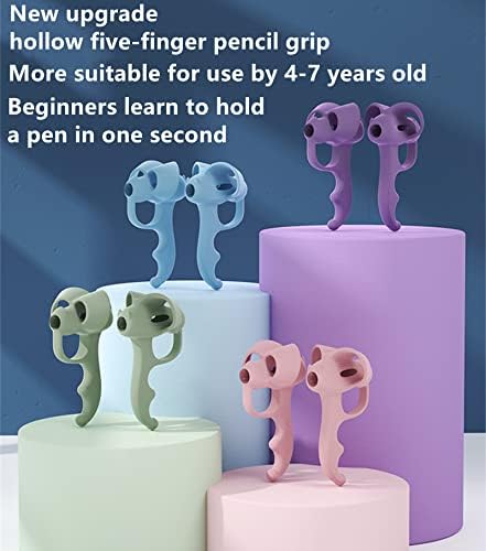 אסמאנה 4 יחידות עיפרון אוחז לילדים כתב יד אצבע אימון עט גריפ לפעוטות ילדים בגיל הרך ילדי עט