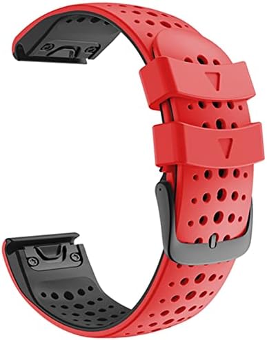 Adaara 26 22 ממ שחרור מהיר רצועת Watchband עבור Garmin Fenix ​​7 7x 6 6x fenix 5 5x 3 3 HR 935 צפה בסיליקון Easyfit
