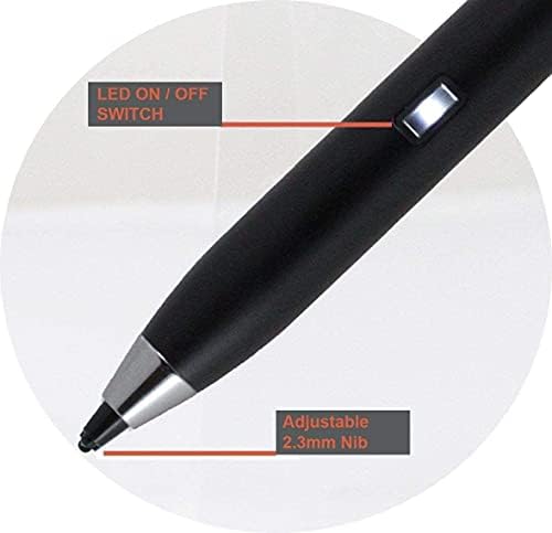 Broonel Black Point Point Digital Active Stylus Pen - תואם ל- ASUS BR1100C 11.6