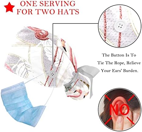 Jdez 2pcs כובעי בופנט עם פועם רצועת זיעה ועלי דקל נשים מתכווננות עובדות כובעי כובעים עובדים לגברים