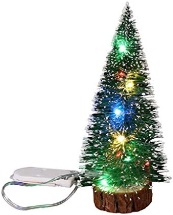 מיני עם אורות LED קישוט לחג המולד קישוטים לעץ