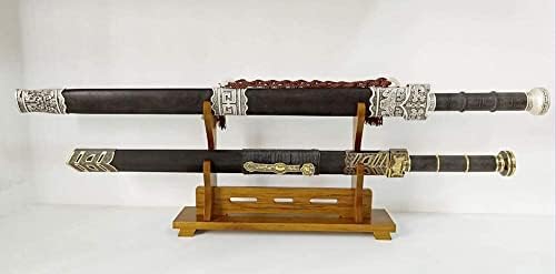 VHG חדשנות חרב עמדת חרב מחזיק עץ הרכבה עץ בסיס סמוראי קטאנה וואקיזאשי חרב מעמד מחזיק תצוגה קול קולב