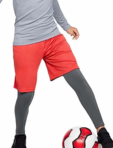 טללאו 1/2/3 חבילה בני נוער דחיסת חותלות מכנסיים גרביונים אתלטי בסיס שכבה עבור ריצה הוקי כדורסל