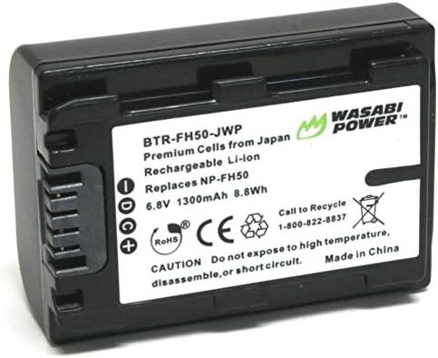 סוללת חשמל Wasabi עבור Sony NP-FH50