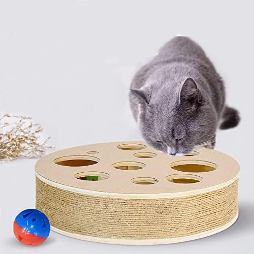 זיפרופלי חתול גרדן צעצוע, חתול צעצוע כדורי מסלולים, אינטראקטיבי חתול צעצועי מקורה חתולים, חתול