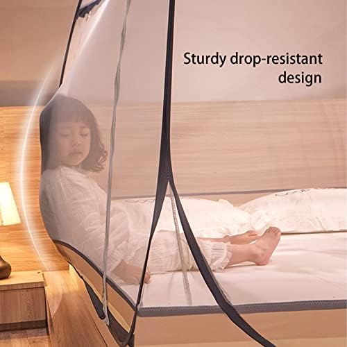 מוקפץ כילה אוהל למיטה כפול דלת גדול חופה נטו אוהל מתקפל עיצוב נייד קל להתקין נסיעות קמפינג שינה