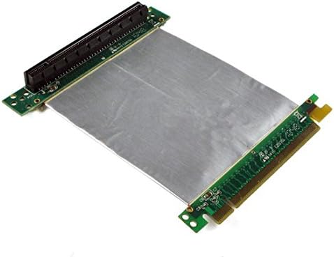 PCI-E Express X16 Riser Card עם כבל מסומן במהירות גבוהה