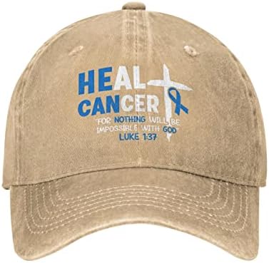 קולון סרטן מודעות כובע אלים לרפא סרטן כובעי לגברים מתנה