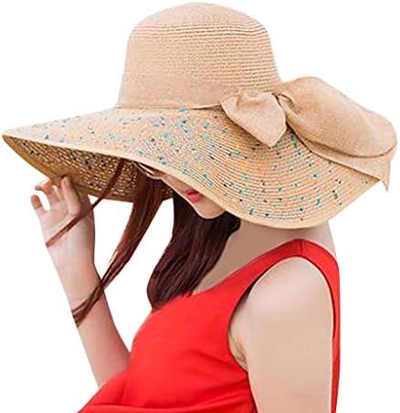 כובעי קש קיץ לנשים צבעוניות גדולות שורות גדולות חוף נשים רחבות כובעי שמש שוליים כובעי בייסבול כובע