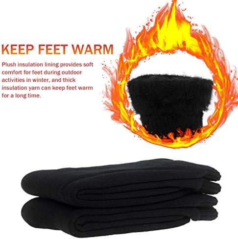 תרמית גרביים לגברים עבה מבודד מחומם גרבי חורף גרביים חמים למזג האוויר קר