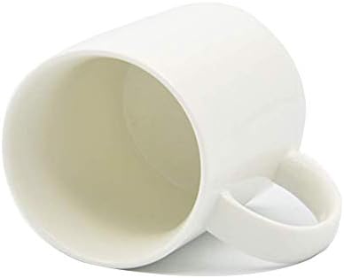 SFS ריק 1 יחידה קרמיקה לבנה קפה תה ספל מצופה 11 אונקיות לחום לחום הניתן להדפסה העברה סובלימציה צבע מצופה