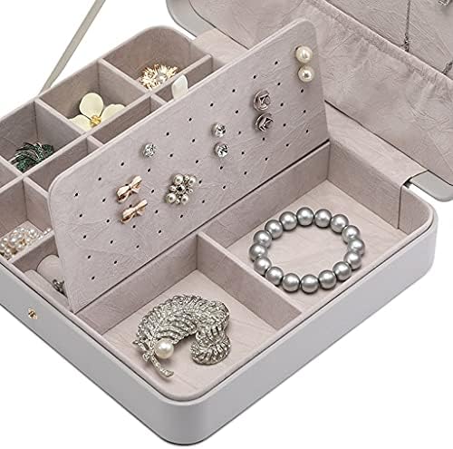 WYFDC תיבת תכשיטים עגילי רוח טבעת שרשרת שרשרת שיער תאים לאריזת קופסת אחסון לילדים