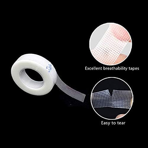 6 גלילים PE Micropore Tape Medical Roll ניתן לקרוע 1.25 סמ מדבקת עיניים דבק אינדיבידואלית קלטת כירורגית